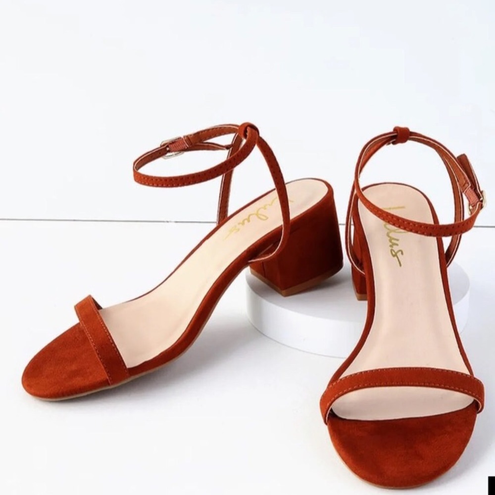 Lulus Burgundy Velvet Heels